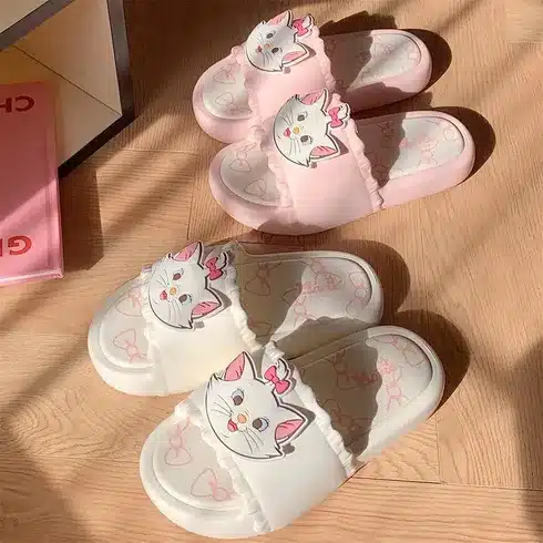 Cute Cartoon Cat Comfort Slippers